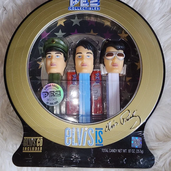 Elvis Presley PEZ Dispenser Trio - Picture 1 of 2